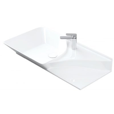 Pindus COUNTERTOP BASIN With single faucet hole
