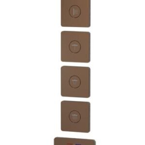 Trim Set 5 Way Thermostatic Smart Control Trim Set GR-72060-5-RG